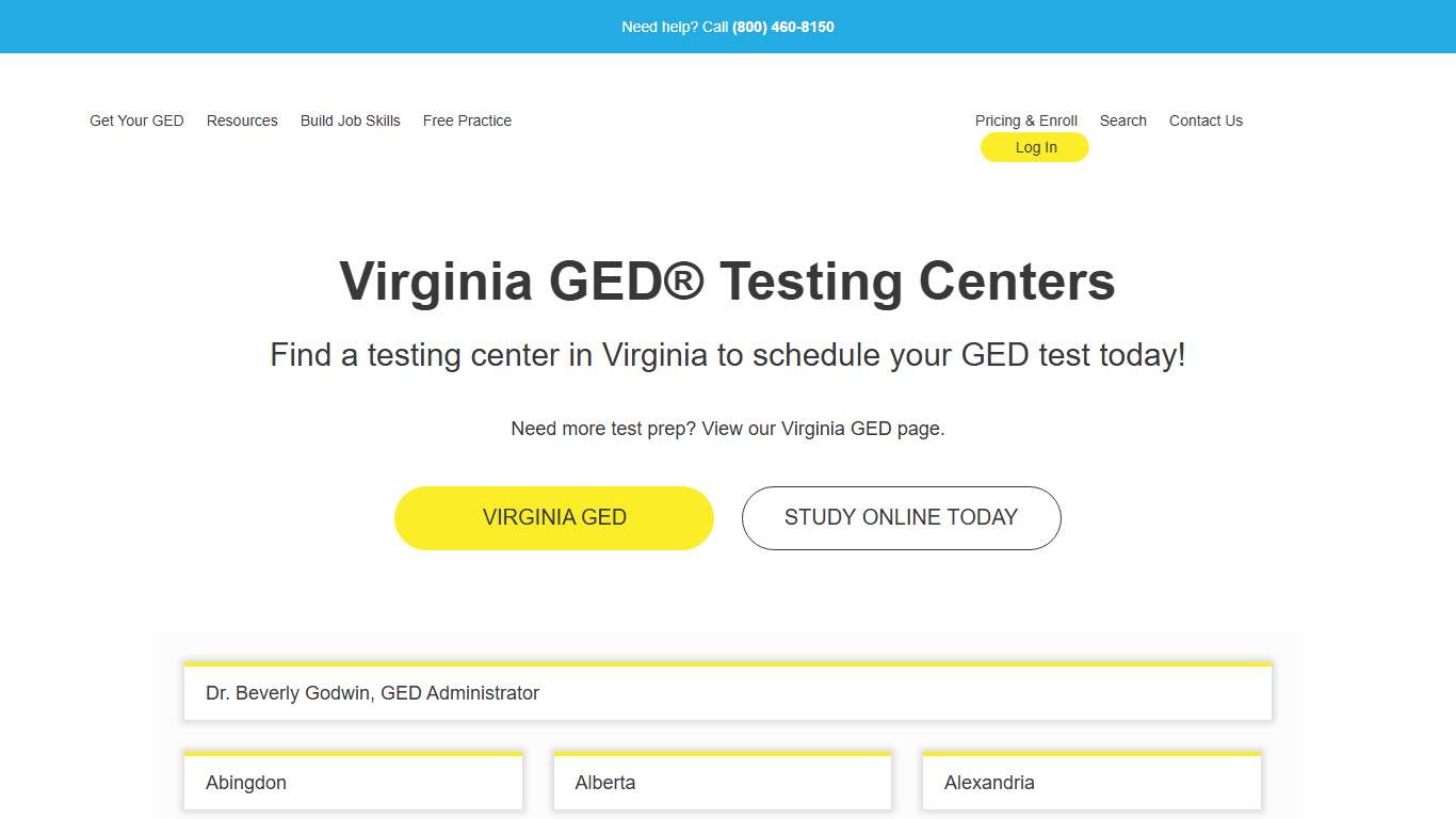 Virginia GED Testing Centers Essential Education